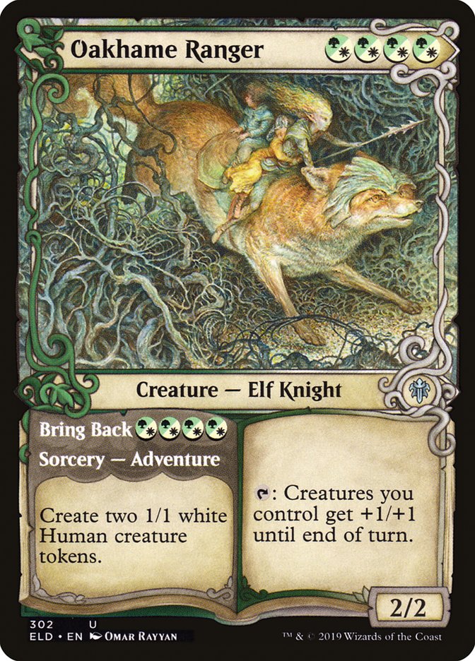Oakhame Ranger // Bring Back (Showcase) [Throne of Eldraine] | Webway Games