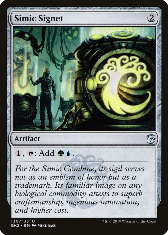 Simic Signet [Ravnica Allegiance Guild Kit] | Webway Games