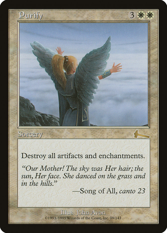 Purify [Urza's Legacy] | Webway Games