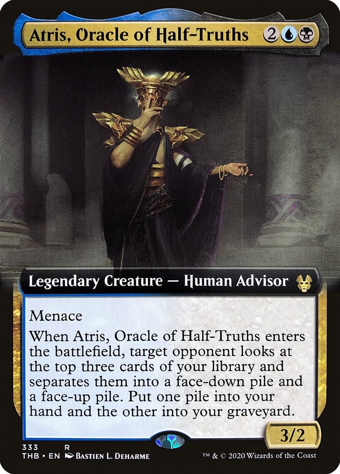Atris, Oracle of Half-Truths (Extended Art) [Theros Beyond Death] | Webway Games