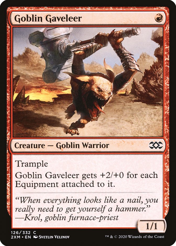 Goblin Gaveleer [Double Masters] | Webway Games