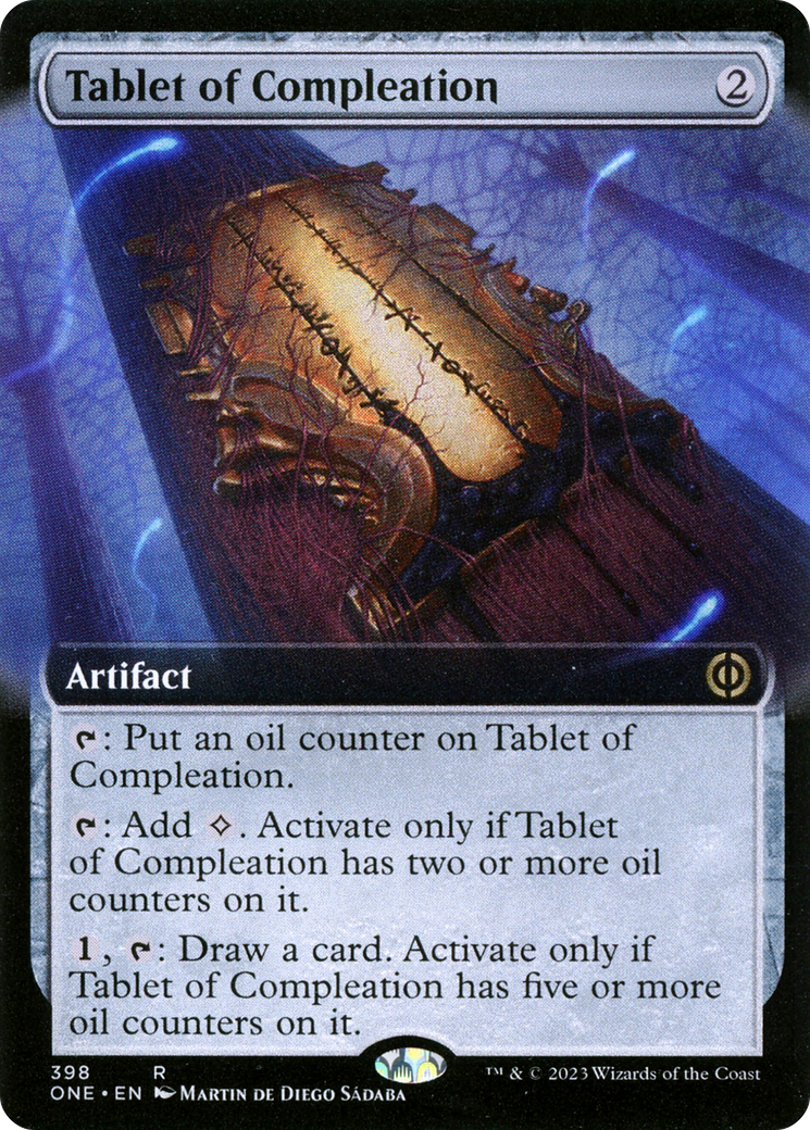 Tablet of Compleation (Extended Art) [Phyrexia: All Will Be One] | Webway Games