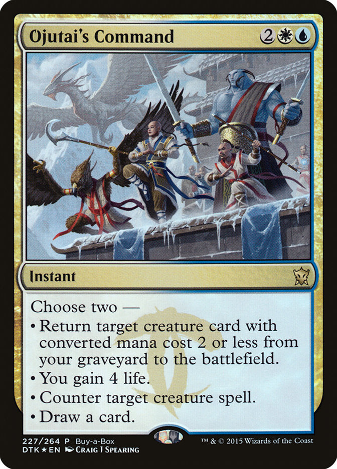 Ojutai's Command (Buy-A-Box) [Dragons of Tarkir Promos] | Webway Games