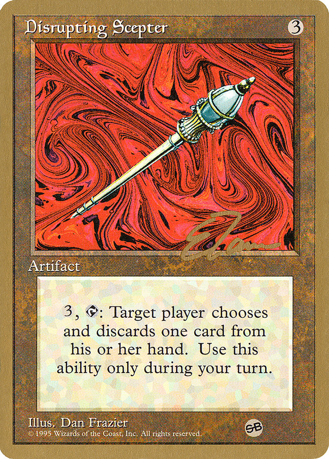Disrupting Scepter (Eric Tam) (SB) [Pro Tour Collector Set] | Webway Games