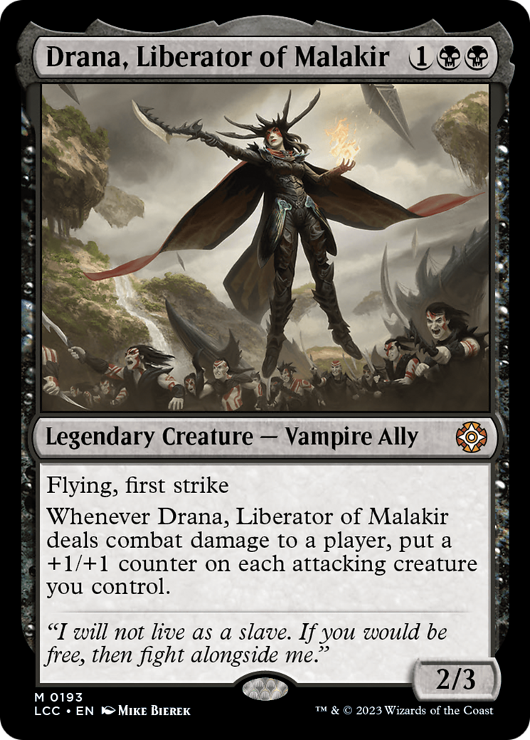 Drana, Liberator of Malakir [The Lost Caverns of Ixalan Commander] | Webway Games