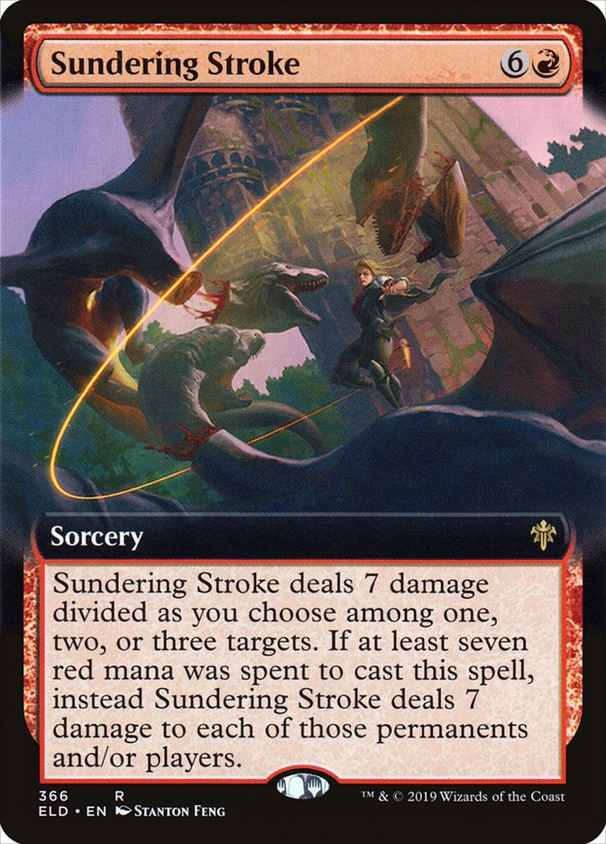 Sundering Stroke (Extended Art) [Throne of Eldraine] | Webway Games