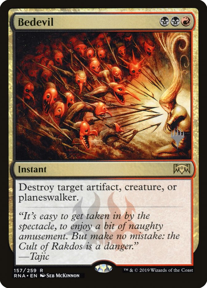 Bedevil (Promo Pack) [Ravnica Allegiance Promos] | Webway Games