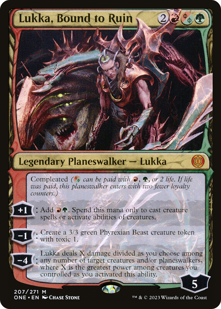 Lukka, Bound to Ruin [Phyrexia: All Will Be One] | Webway Games
