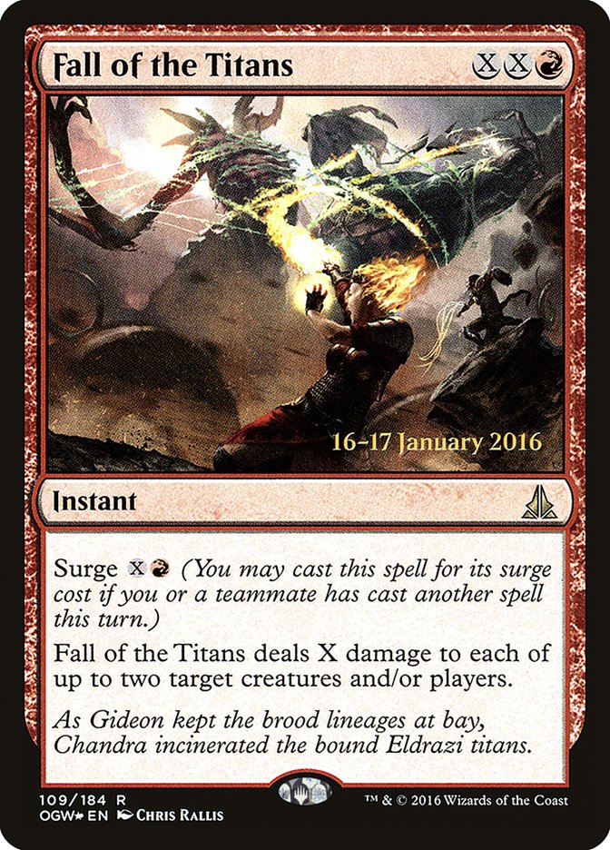 Fall of the Titans (Prerelease) [Oath of the Gatewatch Prerelease Promos] | Webway Games
