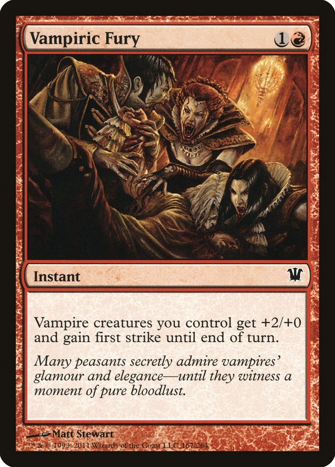 Vampiric Fury [Innistrad] | Webway Games