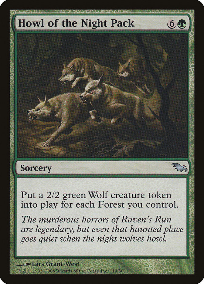 Howl of the Night Pack [Shadowmoor] | Webway Games