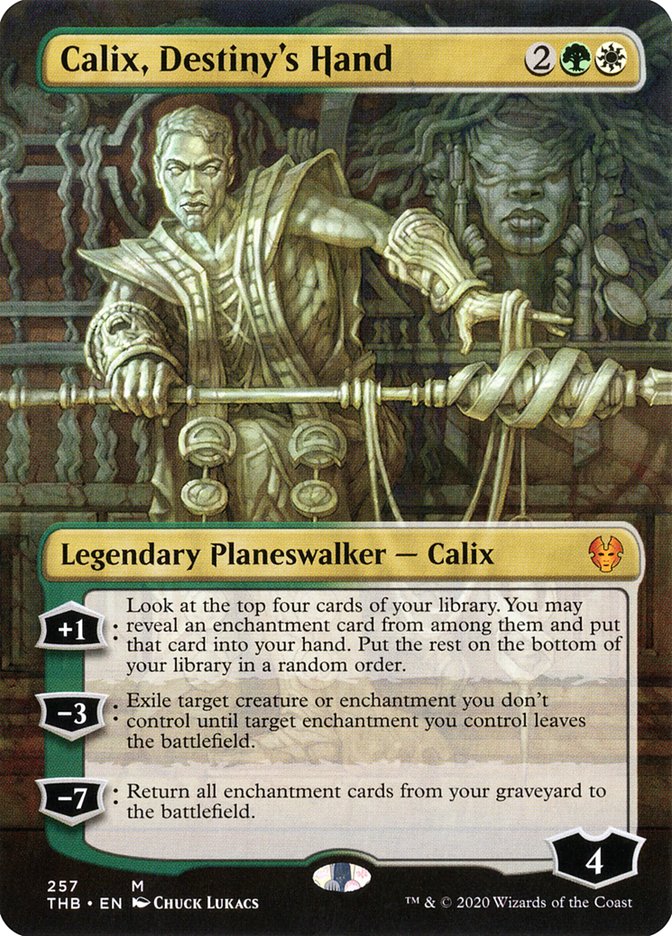 Calix, Destiny's Hand (Borderless) [Theros Beyond Death] | Webway Games