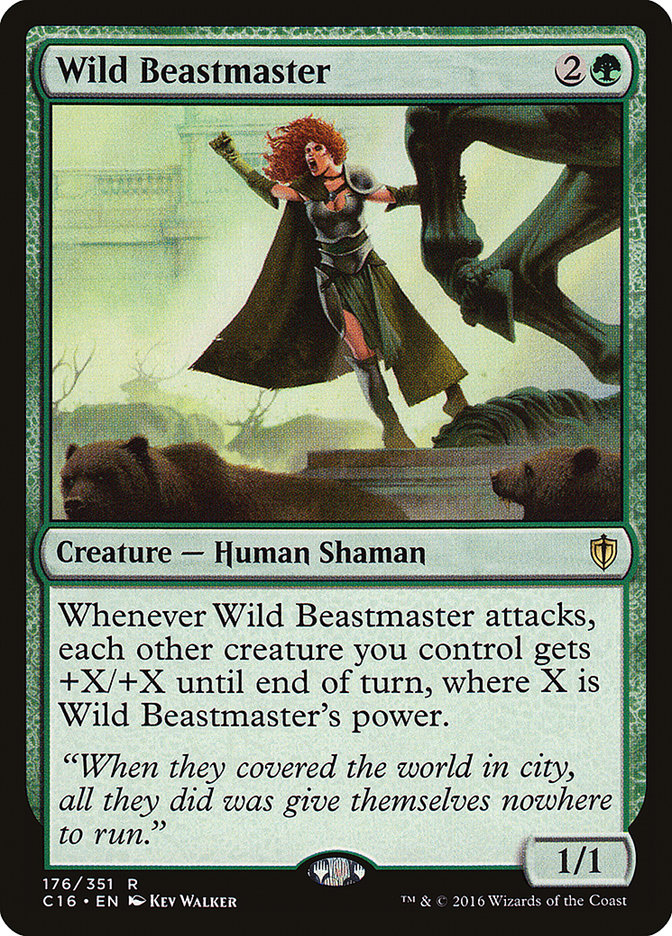 Wild Beastmaster [Commander 2016] | Webway Games