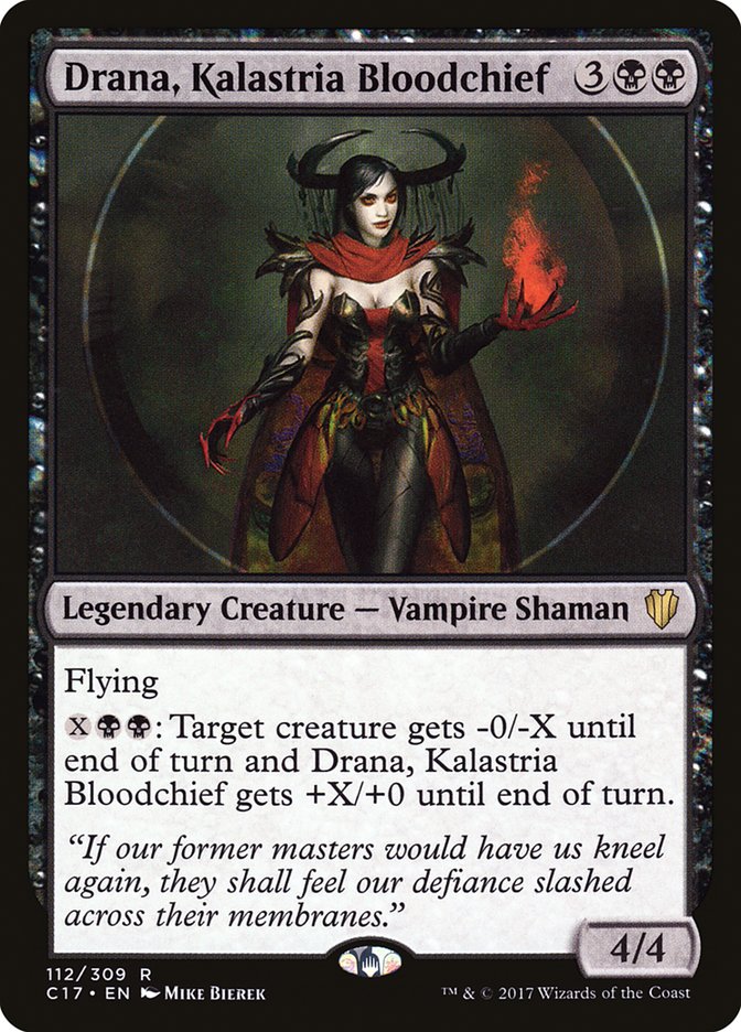 Drana, Kalastria Bloodchief [Commander 2017] | Webway Games
