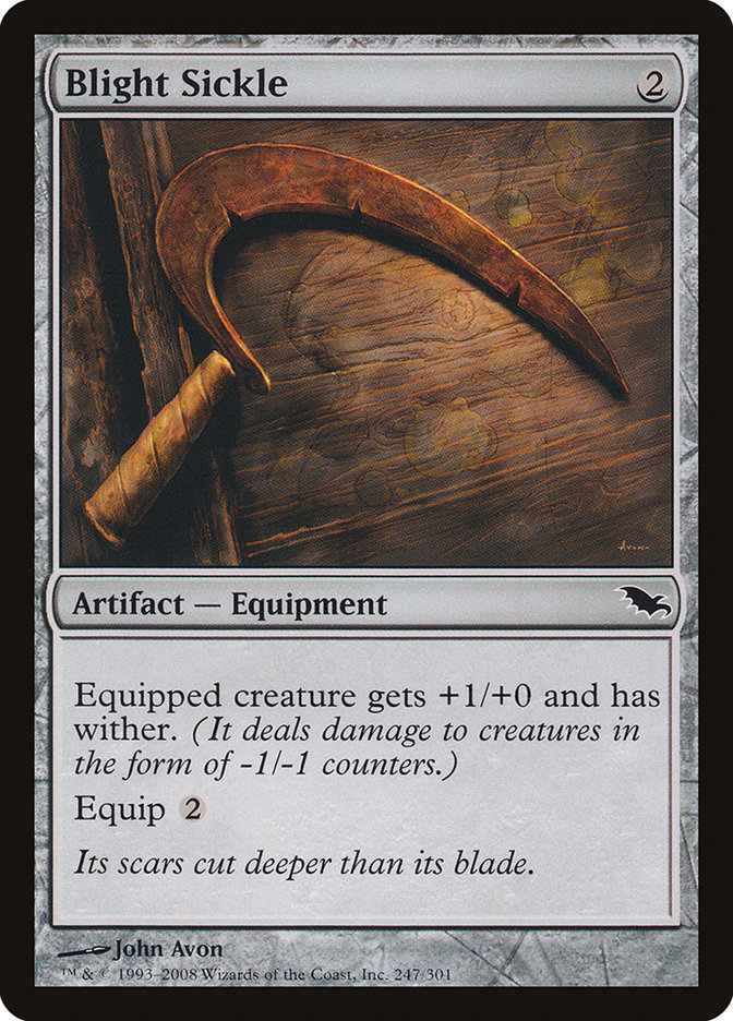 Blight Sickle [Shadowmoor] | Webway Games