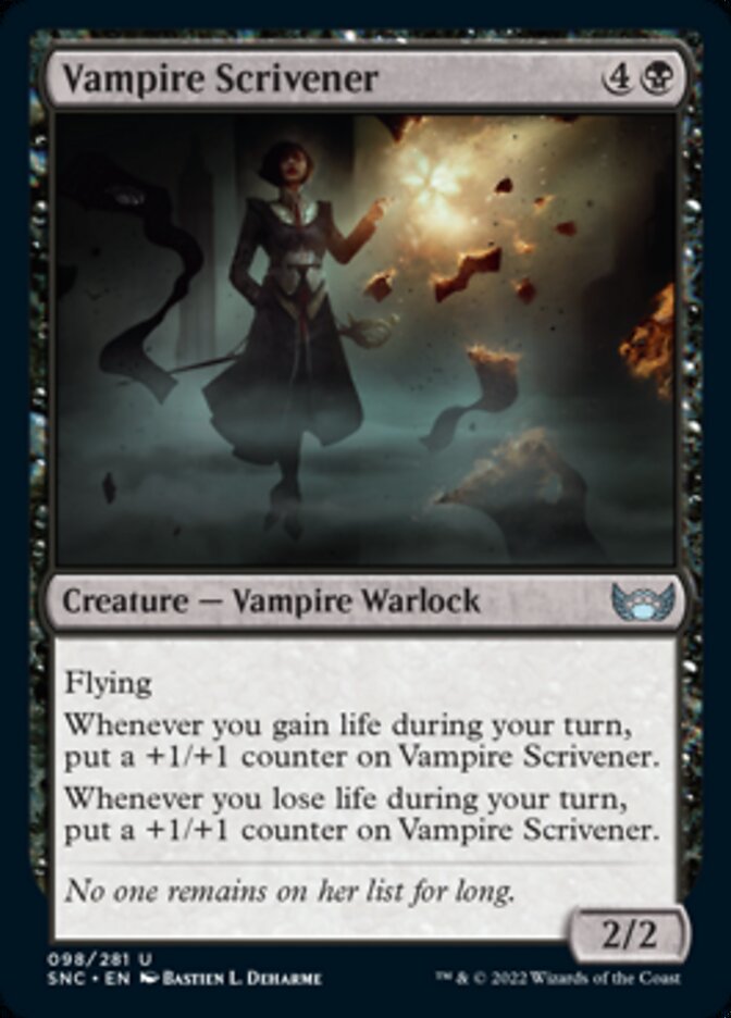 Vampire Scrivener [Streets of New Capenna] | Webway Games