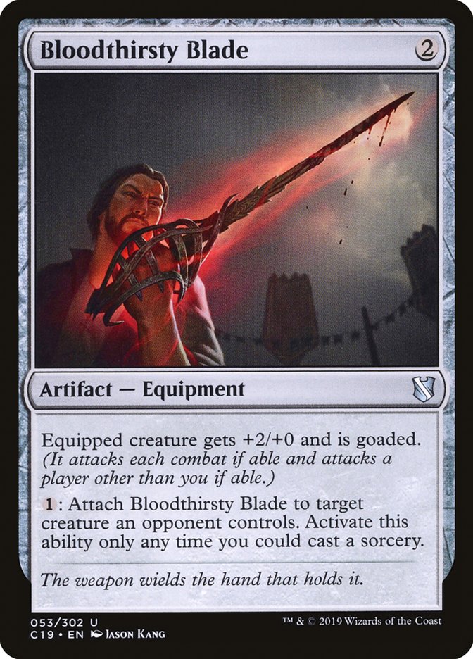 Bloodthirsty Blade [Commander 2019] | Webway Games