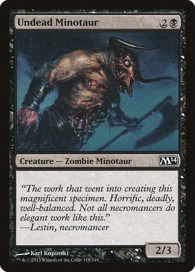 Undead Minotaur [Magic 2014] | Webway Games