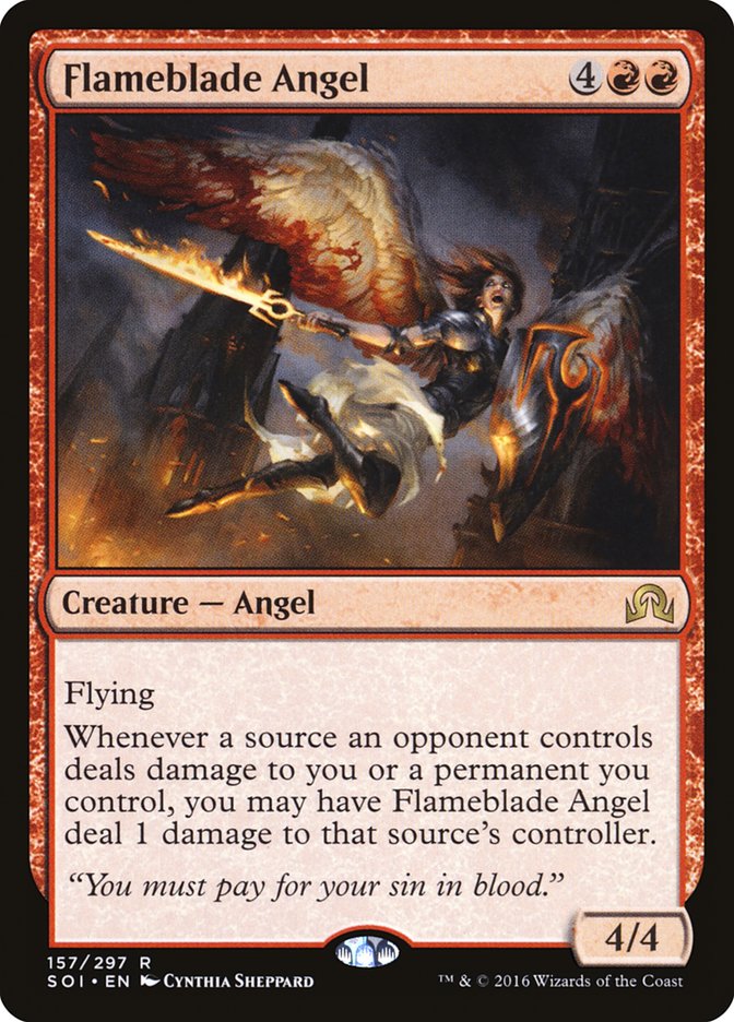 Flameblade Angel [Shadows over Innistrad] | Webway Games