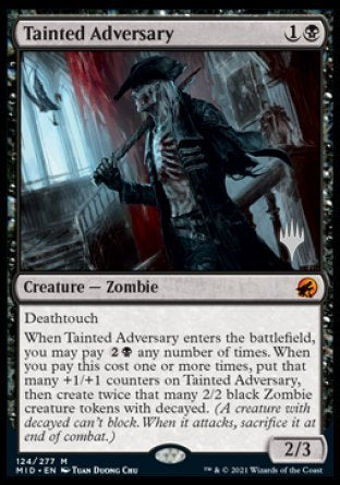Tainted Adversary (Promo Pack) [Innistrad: Midnight Hunt Promos] | Webway Games