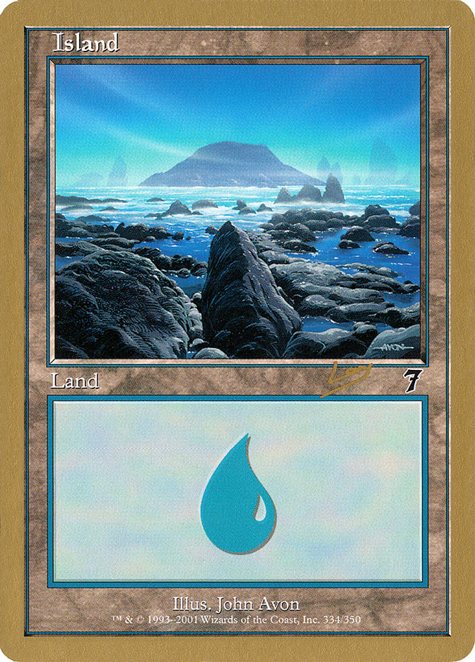 Island (rl334) (Raphael Levy) [World Championship Decks 2002] | Webway Games