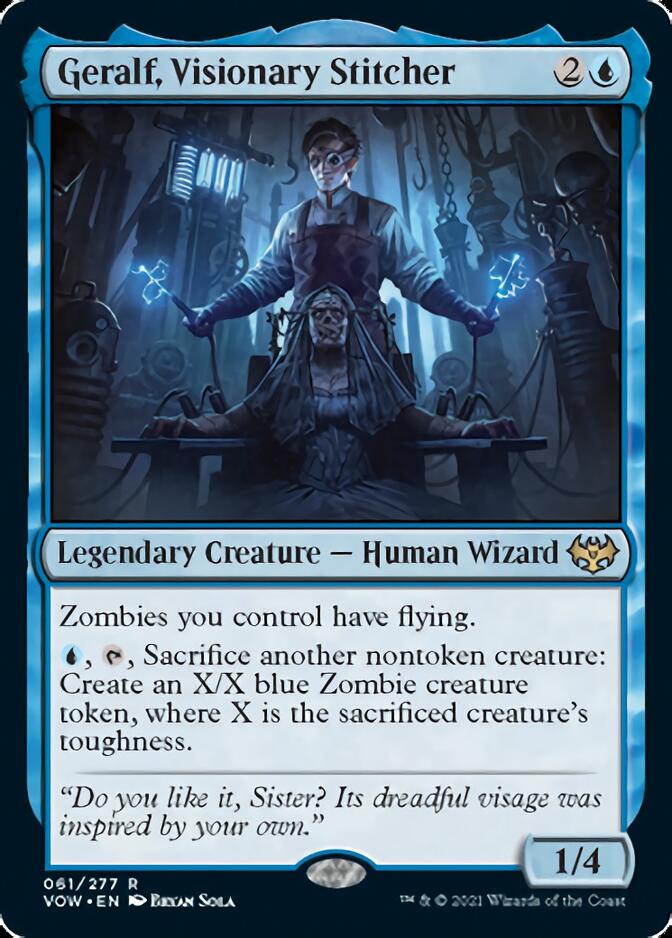 Geralf, Visionary Stitcher [Innistrad: Crimson Vow] | Webway Games