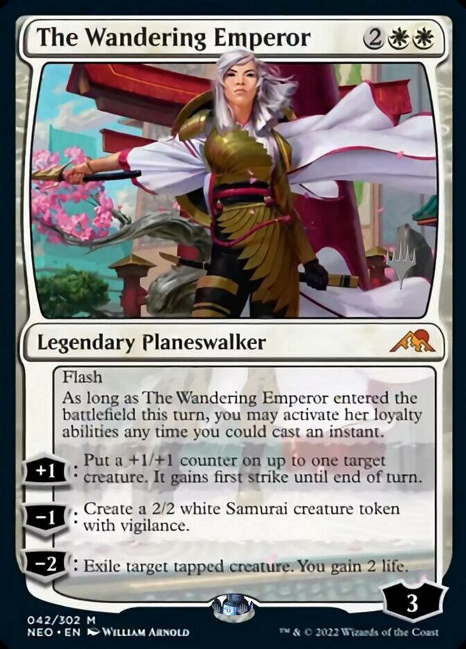 The Wandering Emperor (Promo Pack) [Kamigawa: Neon Dynasty Promos] | Webway Games