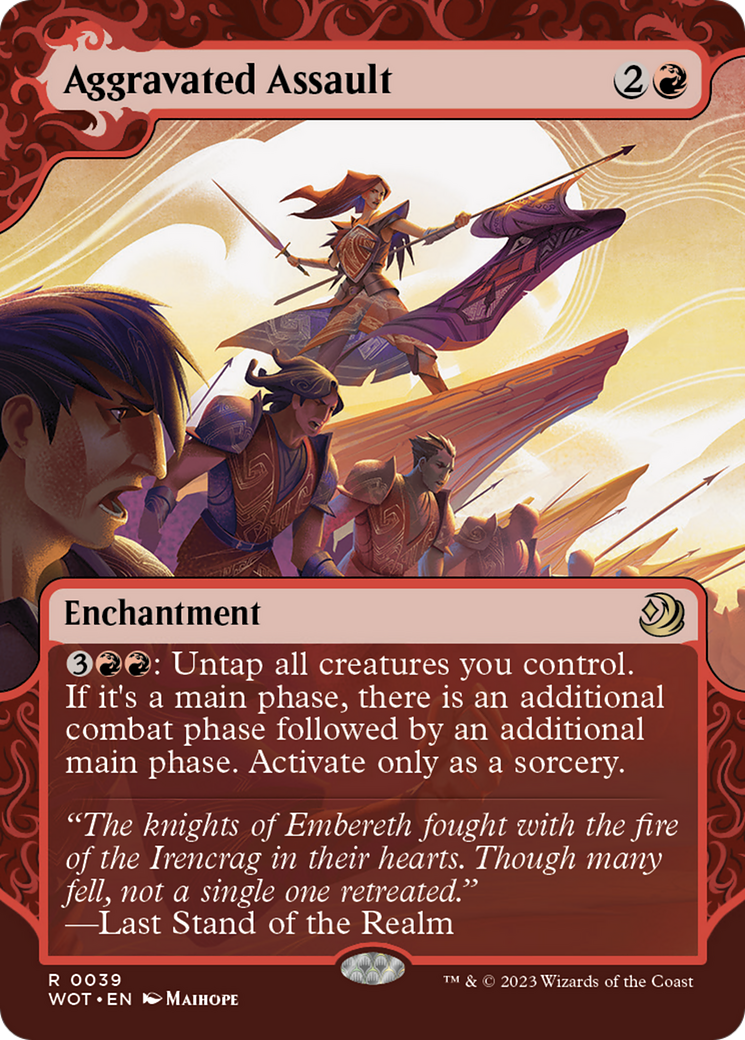 Aggravated Assault [Wilds of Eldraine: Enchanting Tales] | Webway Games