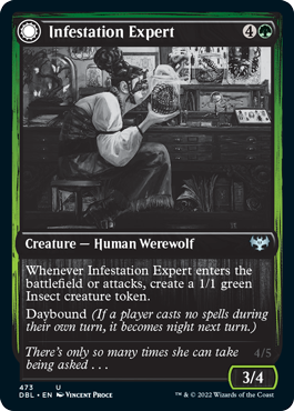Infestation Expert // Infested Werewolf [Innistrad: Double Feature] | Webway Games
