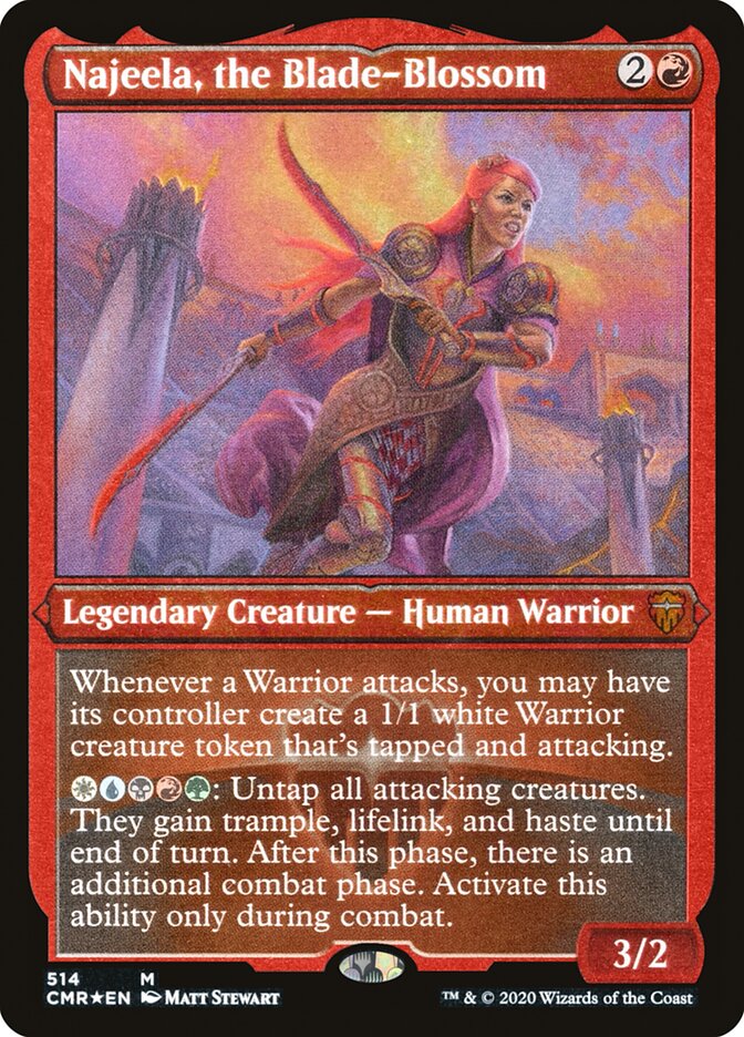 Najeela, the Blade-Blossom [Commander Legends Etched] | Webway Games