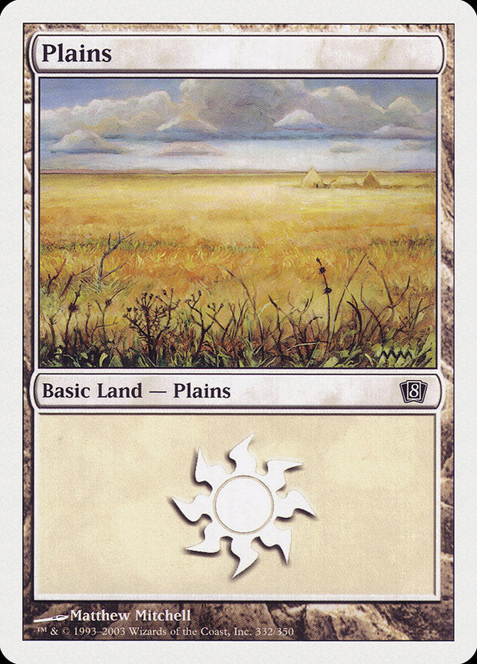 Plains (#332) [Eighth Edition] | Webway Games