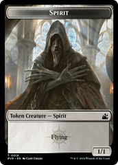 Spirit (0018) // Angel (0002) Double-Sided Token [Ravnica Remastered Tokens] | Webway Games