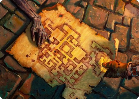 Dungeon Map Art Card [Dungeons & Dragons: Adventures in the Forgotten Realms Art Series] | Webway Games