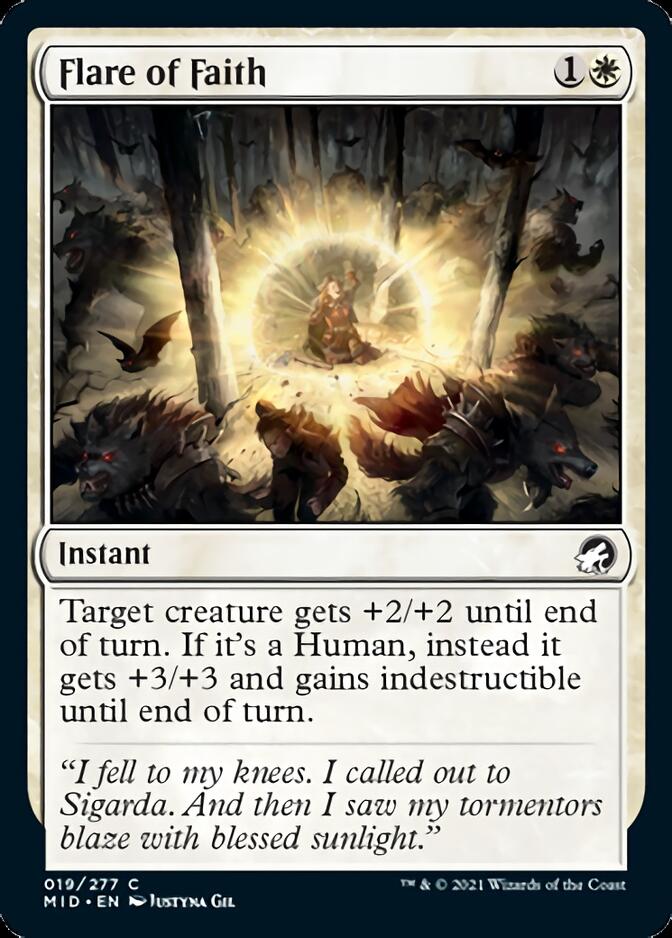 Flare of Faith [Innistrad: Midnight Hunt] | Webway Games