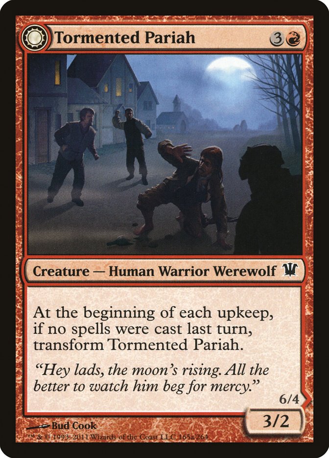 Tormented Pariah // Rampaging Werewolf [Innistrad] | Webway Games