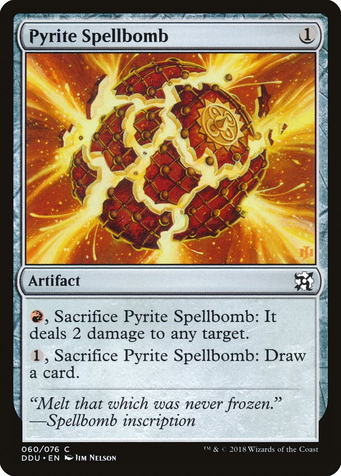 Pyrite Spellbomb [Duel Decks: Elves vs. Inventors] | Webway Games