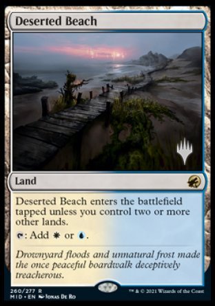 Deserted Beach (Promo Pack) [Innistrad: Midnight Hunt Promos] | Webway Games