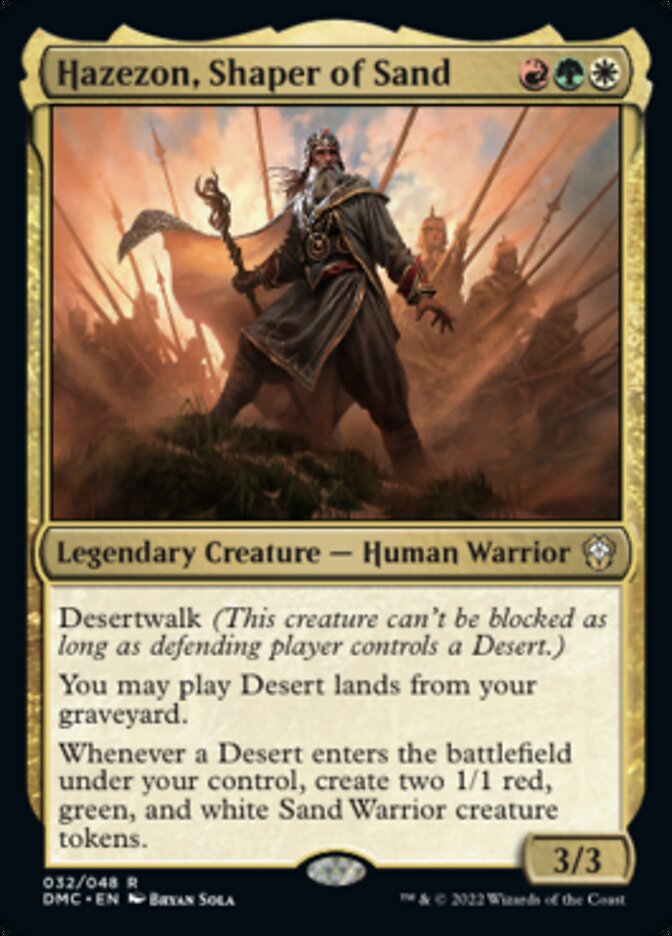 Hazezon, Shaper of Sand [Dominaria United Commander] | Webway Games