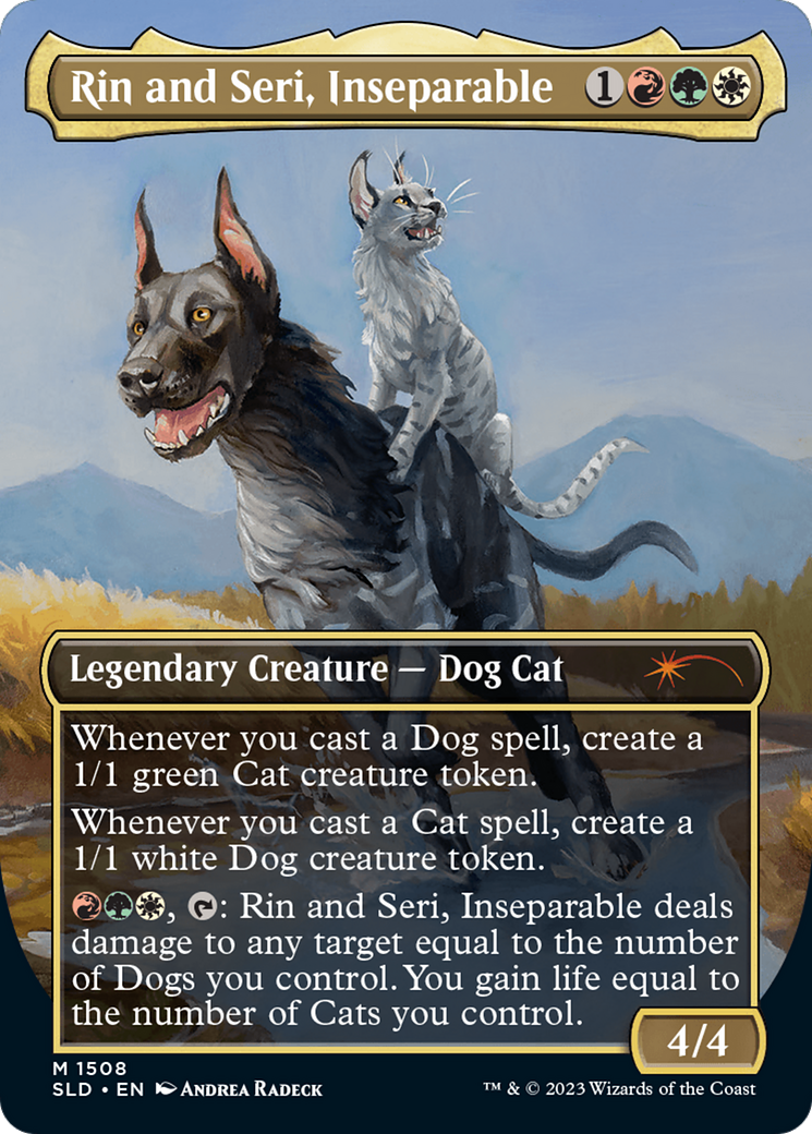 Rin and Seri, Inseparable (1508) // Rin and Seri, Inseparable [Secret Lair Commander Deck: Raining Cats and Dogs] | Webway Games