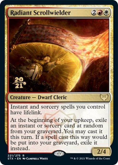 Radiant Scrollwielder [Strixhaven: School of Mages Prerelease Promos] | Webway Games