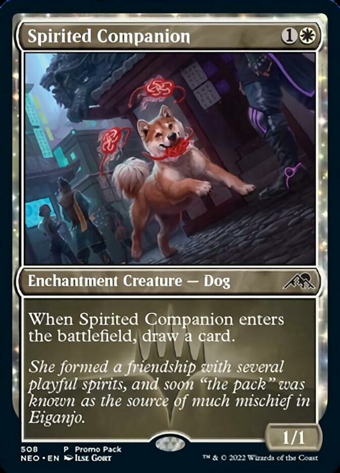 Spirited Companion (Promo Pack) [Kamigawa: Neon Dynasty Promos] | Webway Games