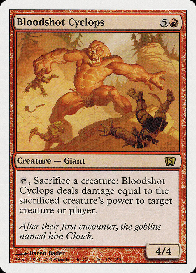 Bloodshot Cyclops [Eighth Edition] | Webway Games