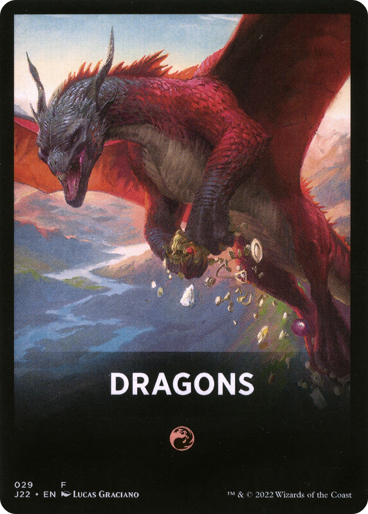 Dragons Theme Card [Jumpstart 2022 Front Cards] | Webway Games