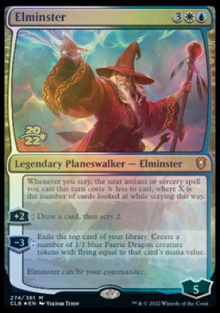 Elminster [Commander Legends: Battle for Baldur's Gate Prerelease Promos] | Webway Games