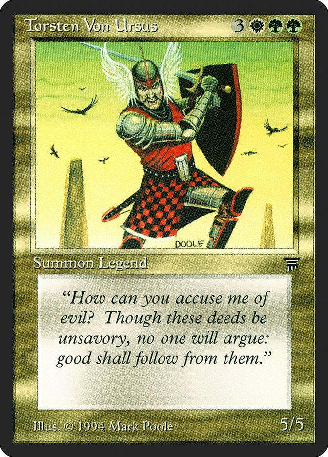 Torsten Von Ursus [Legends] | Webway Games