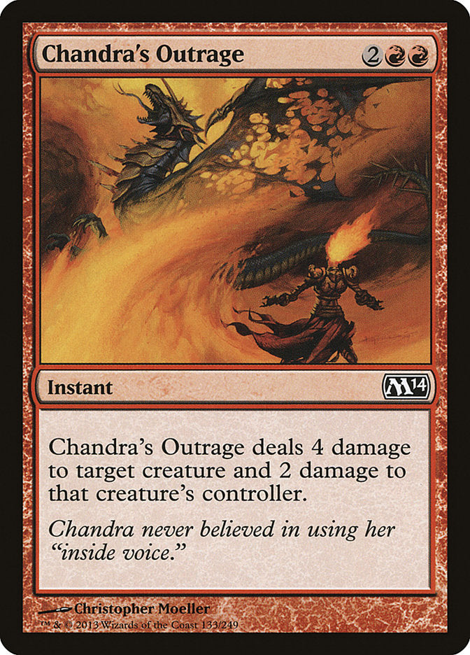 Chandra's Outrage [Magic 2014] | Webway Games
