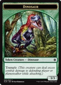 Dinosaur // Treasure (008) Double-sided Token [Ixalan Tokens] | Webway Games