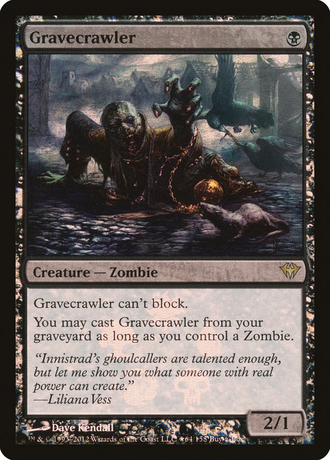 Gravecrawler (Buy-A-Box) [Dark Ascension Promos] | Webway Games