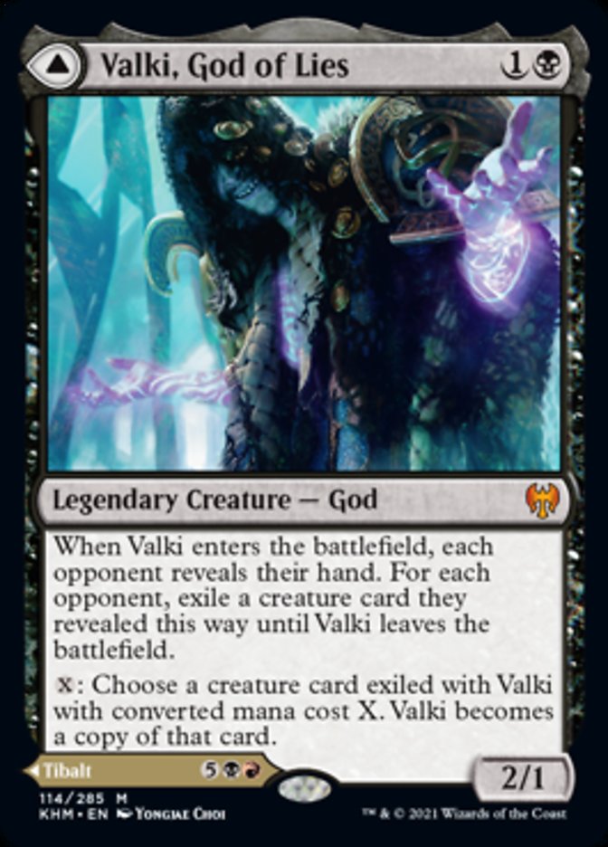 Valki, God of Lies // Tibalt, Cosmic Impostor [Kaldheim] | Webway Games