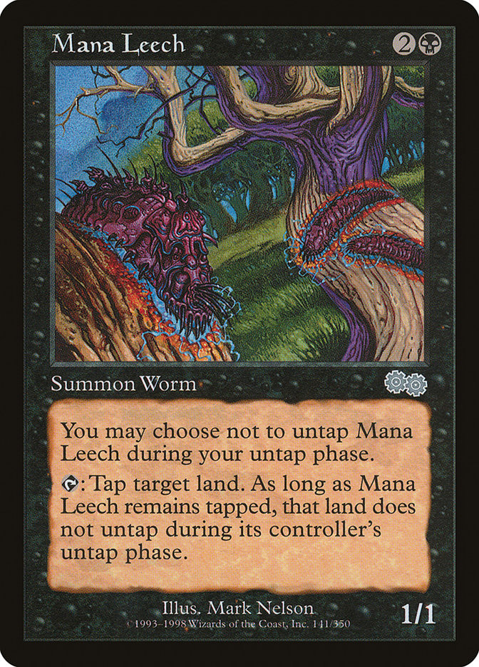 Mana Leech [Urza's Saga] | Webway Games